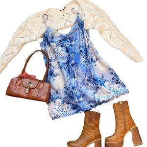 SOLD vtg patterned slip